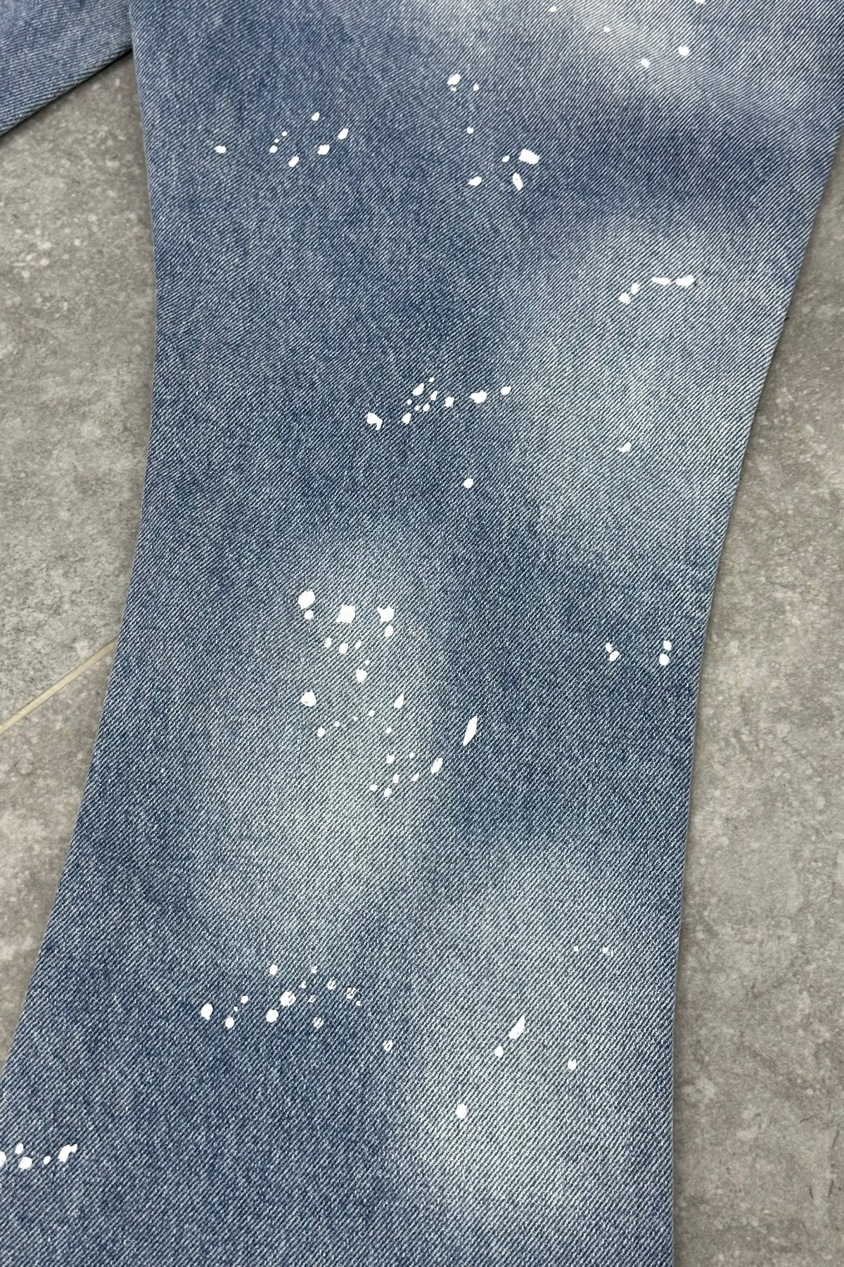 GALLERY DEPT Flared Jeans Paint Splatter - Blue