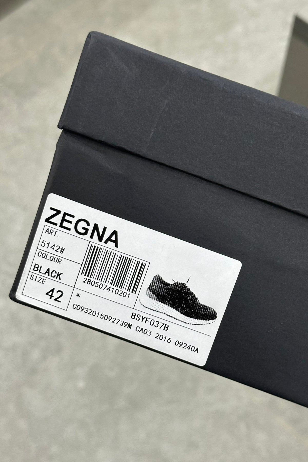 Zegna Techmerino Wool Sneakers - Black - MAGIC CITY