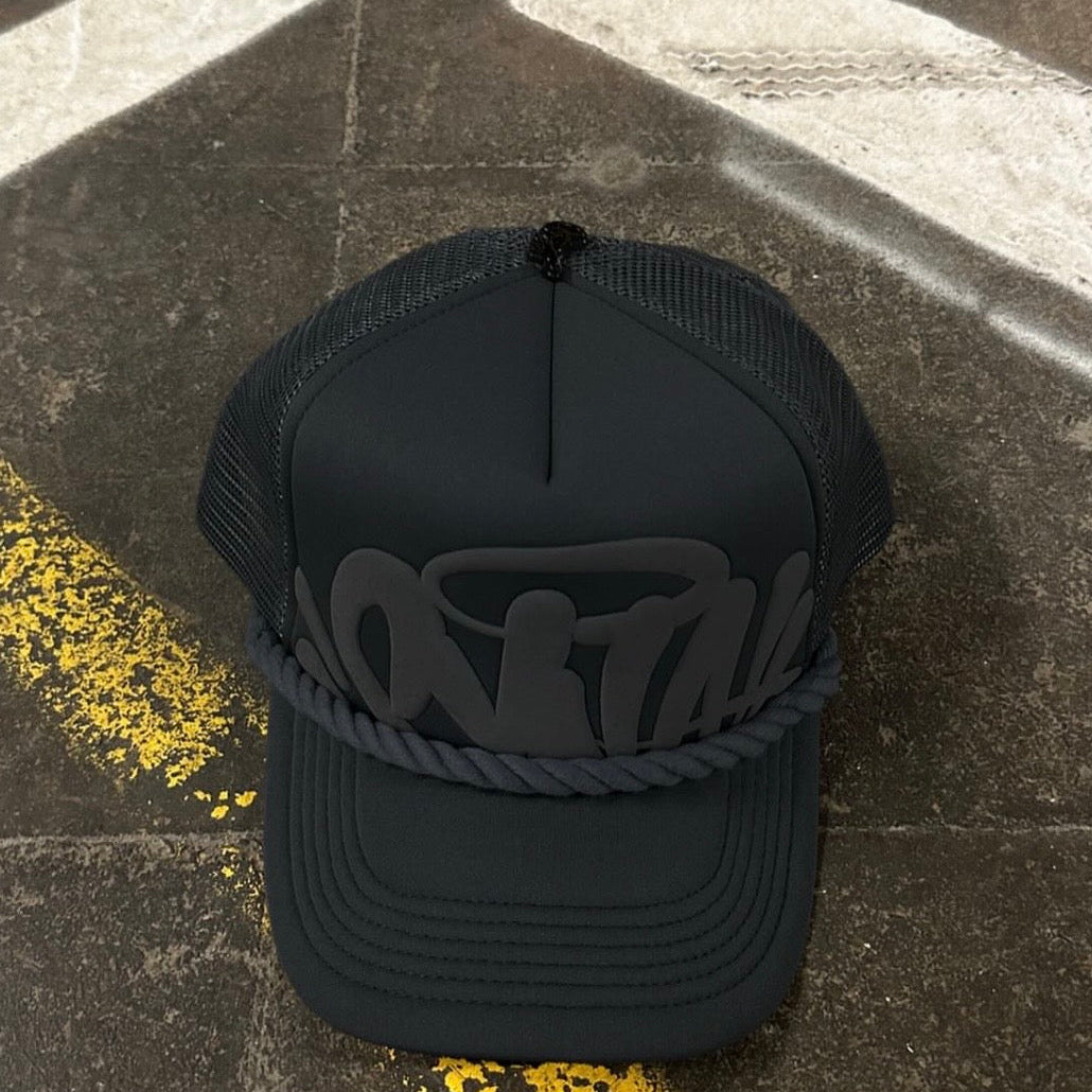 Syna World Rope Trucker Hat – BLACK - MAGIC CITY
