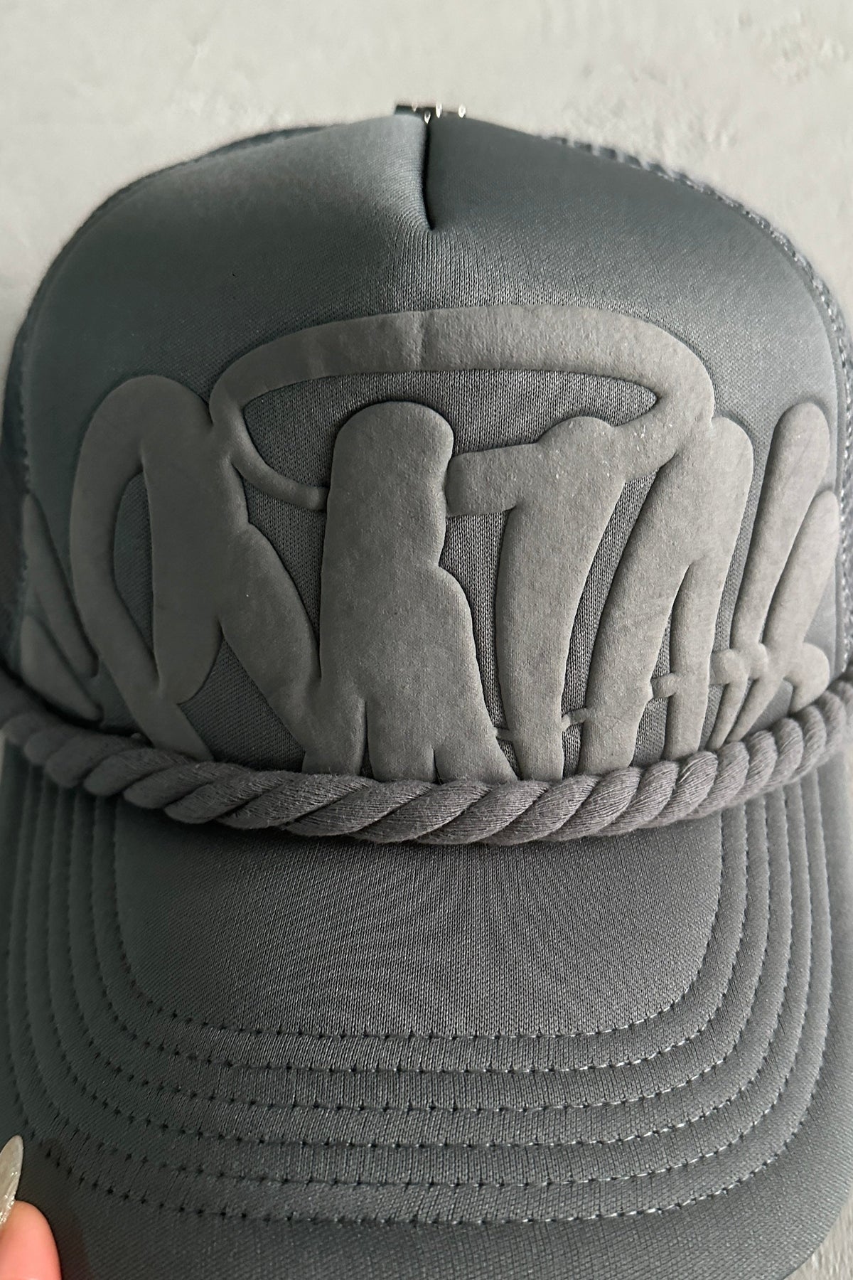 Syna World Rope Trucker Hat – Grey - MAGIC CITY