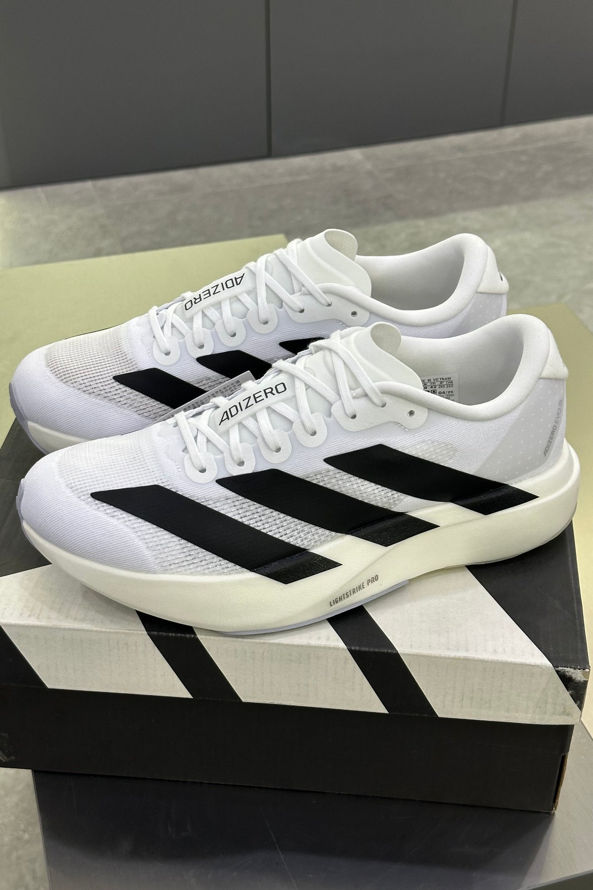 Adidas Adizero Evo SL - White Black