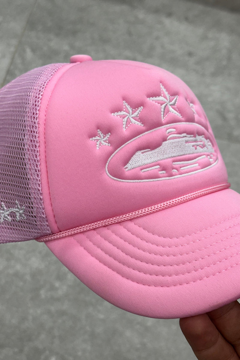 CORTEIZ 5 STARZ Alcatraz Trucker Hat – Pink - MAGIC CITY