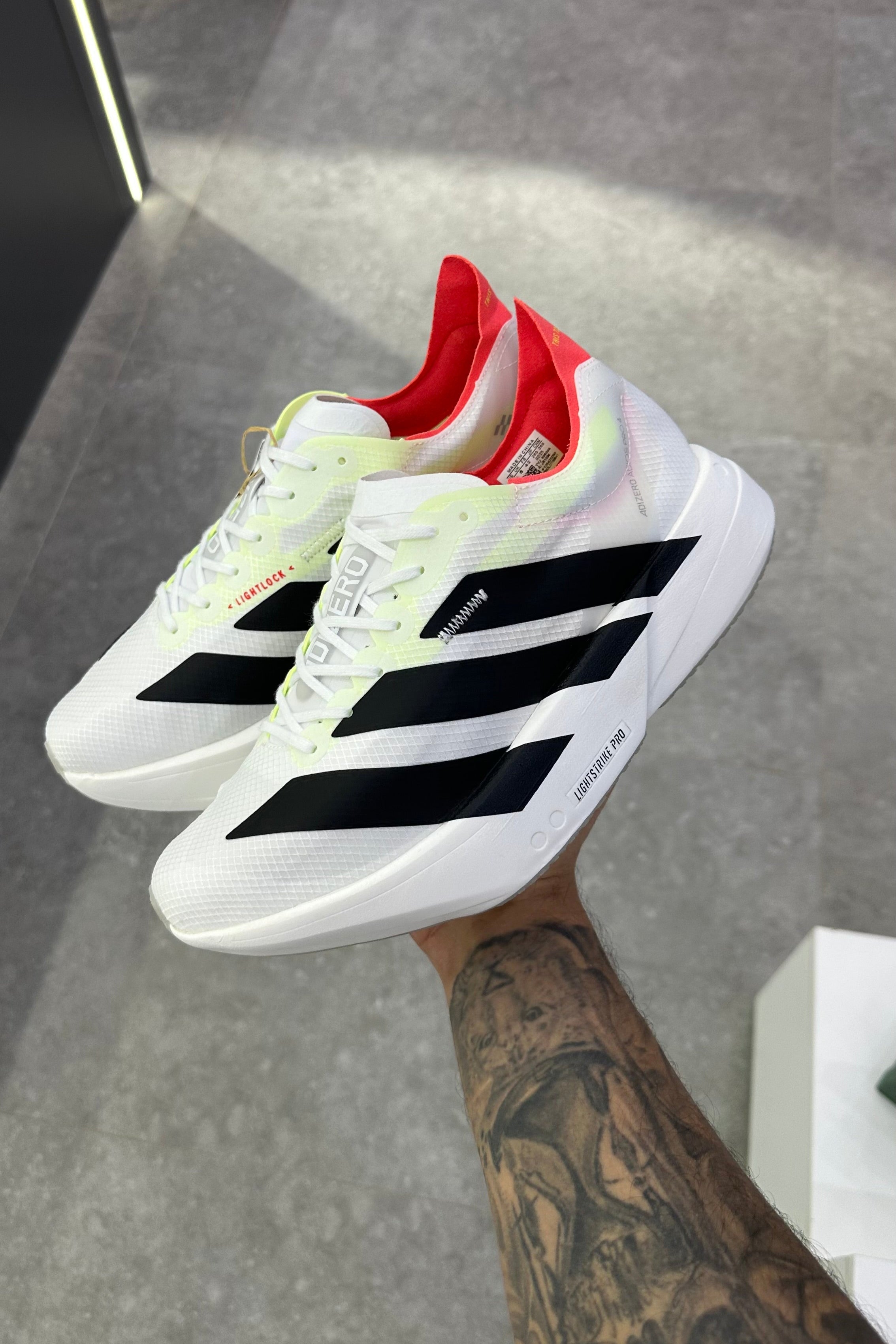 Adidas Adizero Adios Pro 4 White Black