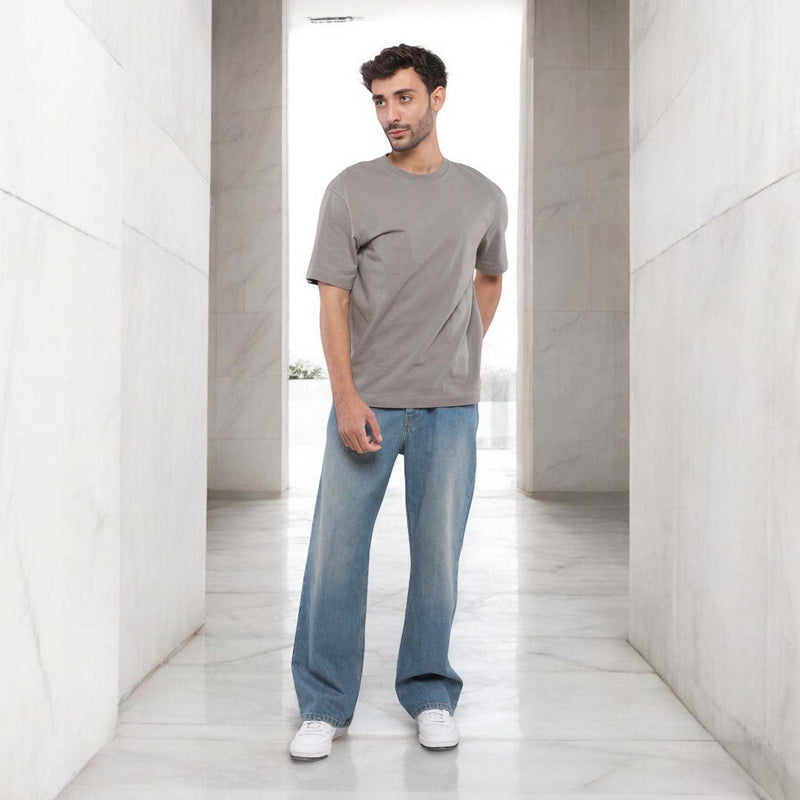 Billiorich Pantalon large en denim - MAGIC CITY