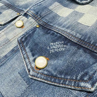 Louis V Damier Denim Skate Jacket - MAGIC CITY