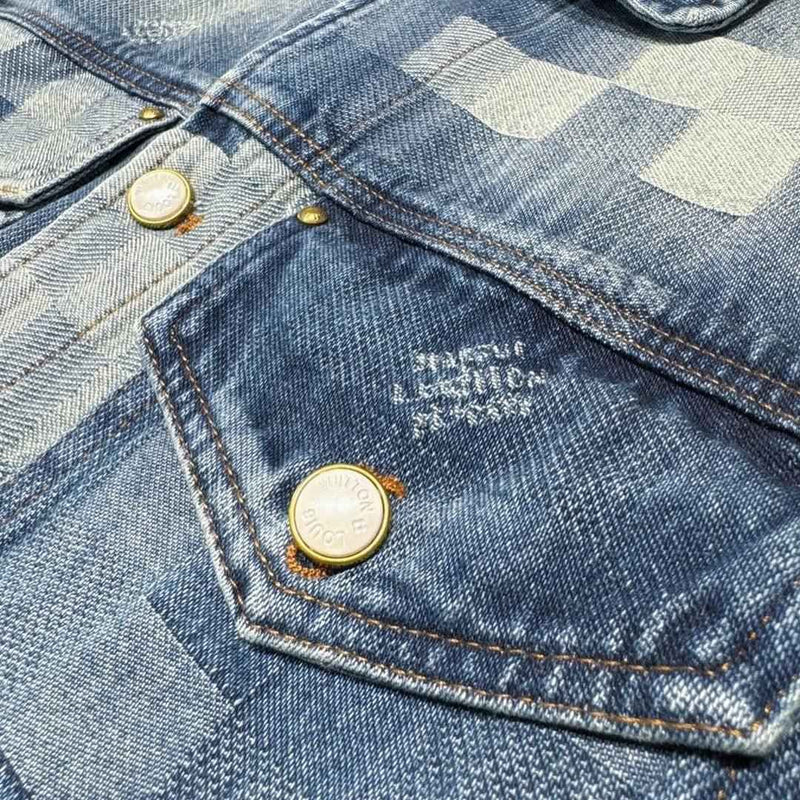 Louis V Damier Denim Skate Jacket - MAGIC CITY