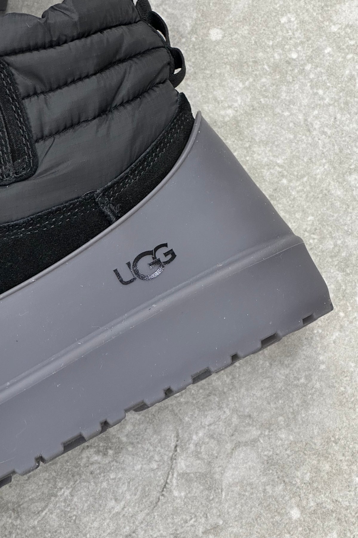 UGG Classic Mini Lace-Up Weather Boot - Black