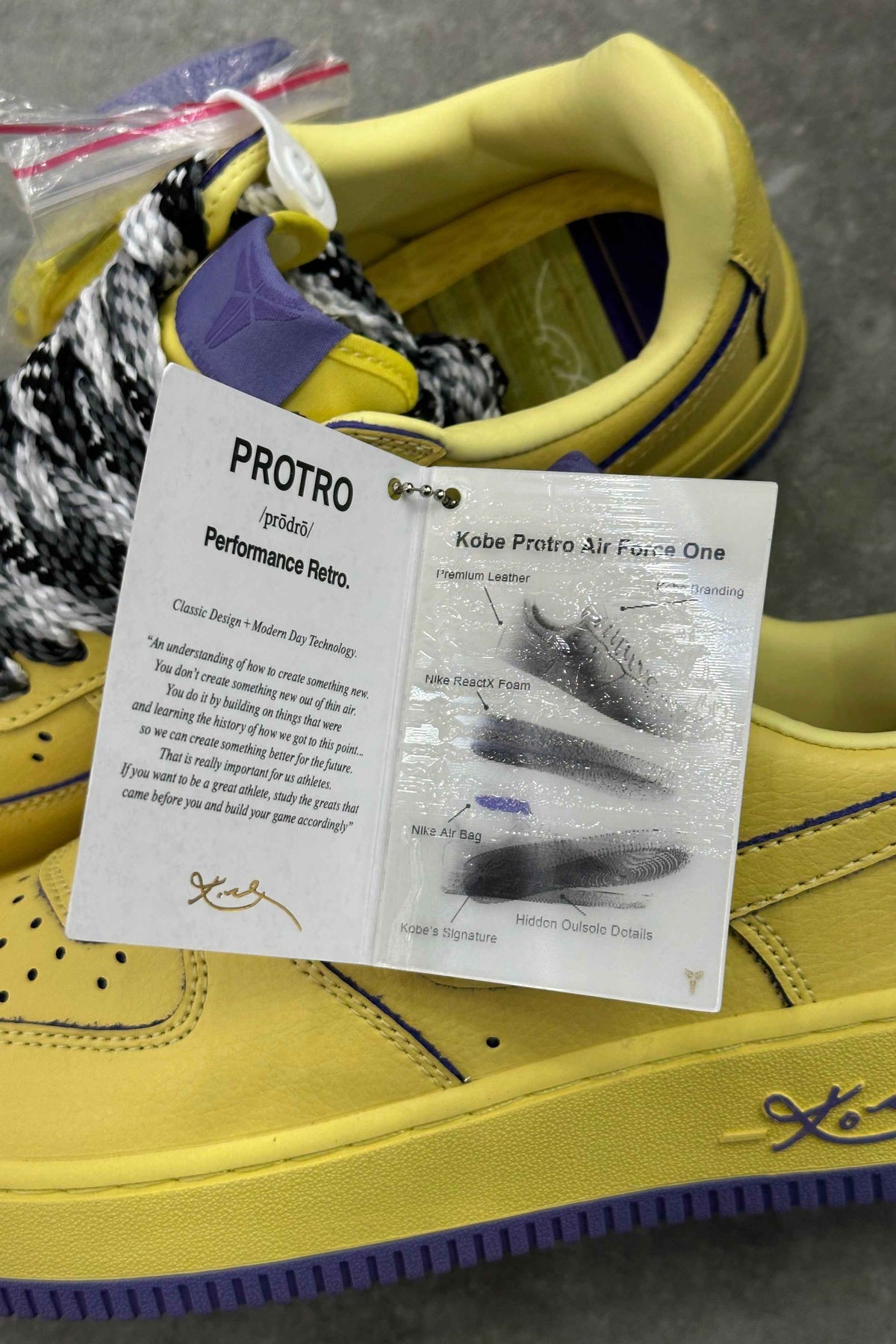 Kobe Bryant x Nike AF1 - Soft Yellow