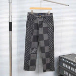 Louis V x Nigo Giant Damier Waves MNGM Denim Pants - MAGIC CITY