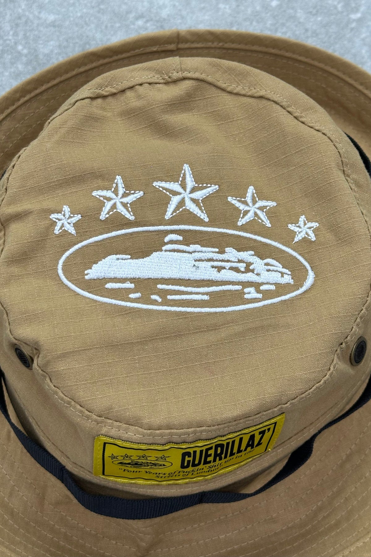 Corteiz OG Guerillaz Bucket Hat - Sandy - MAGIC CITY