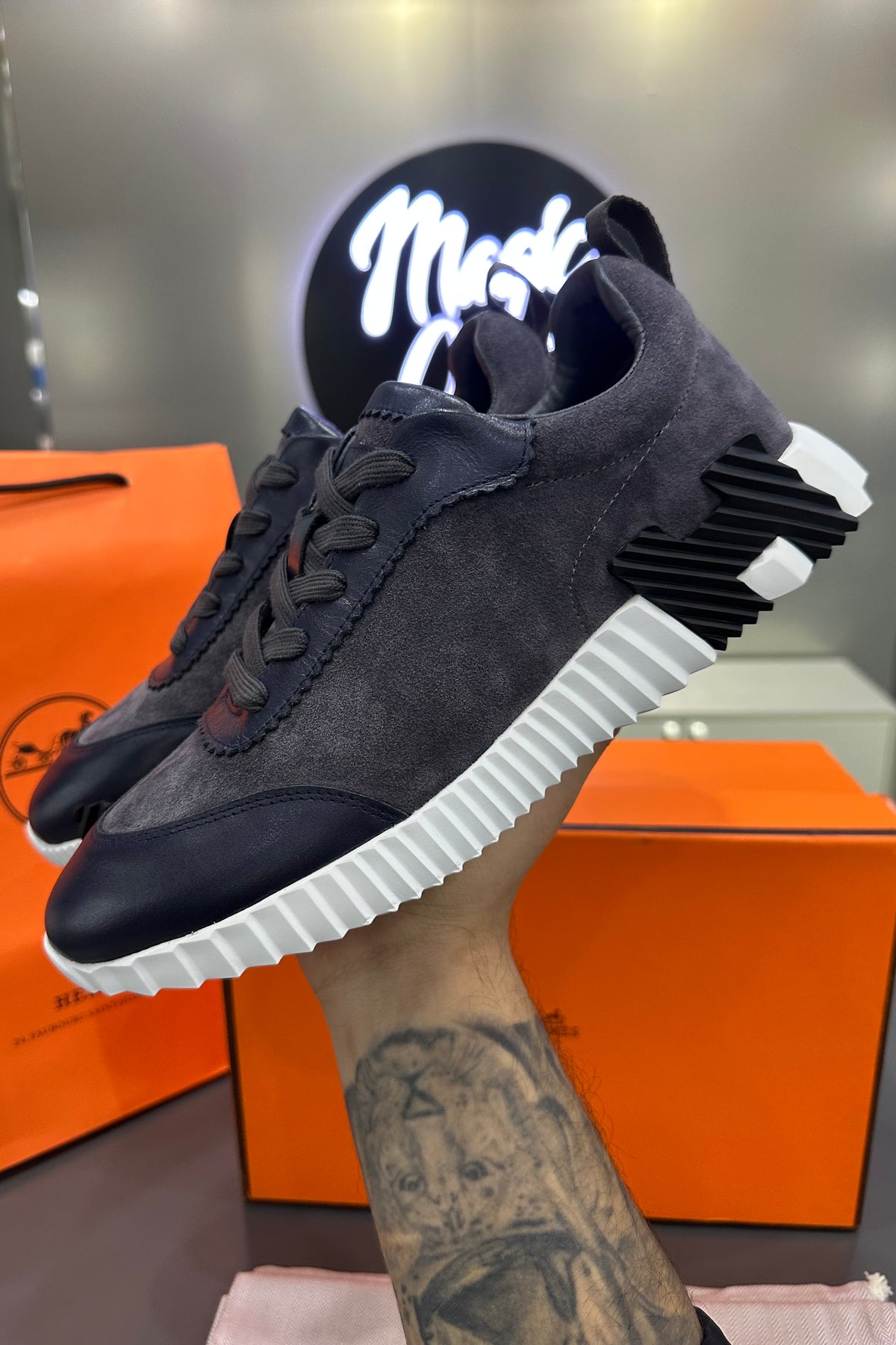 Hermès Bouncing - Charcoal Grey