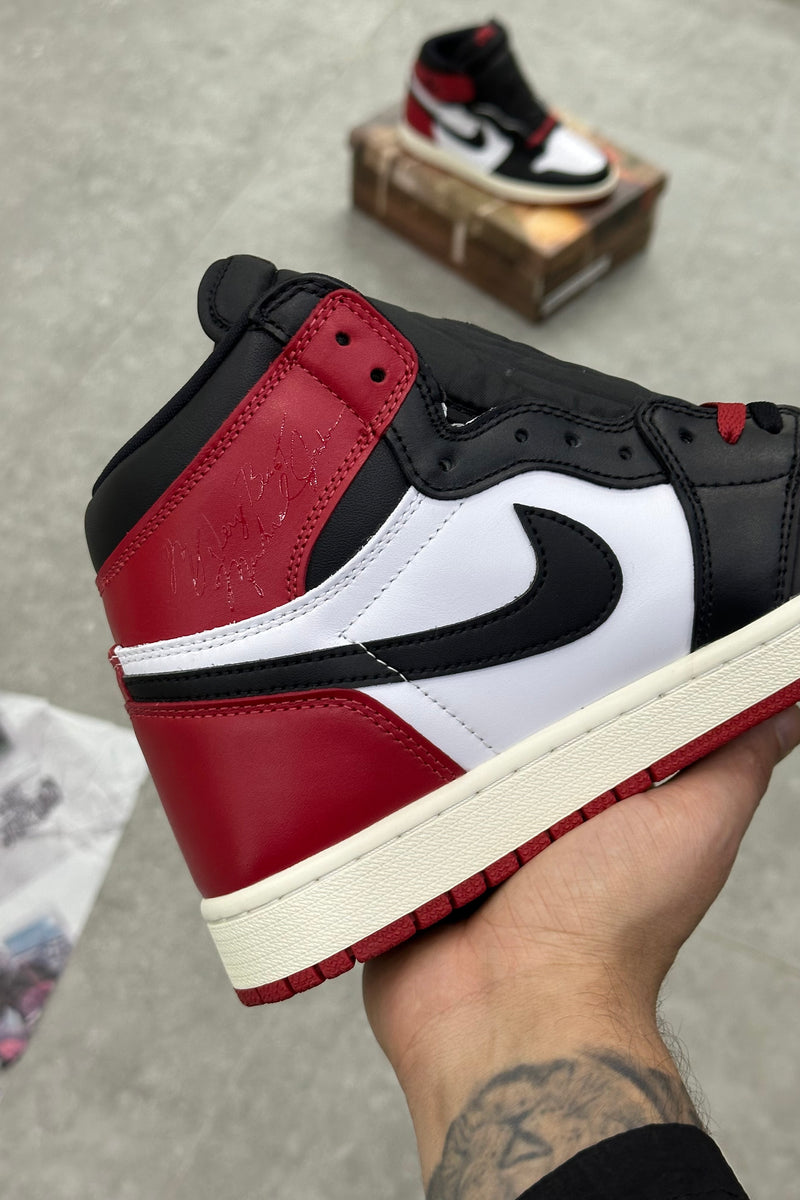 Jordan 1 Retro High OG - Black Toe Reimagined