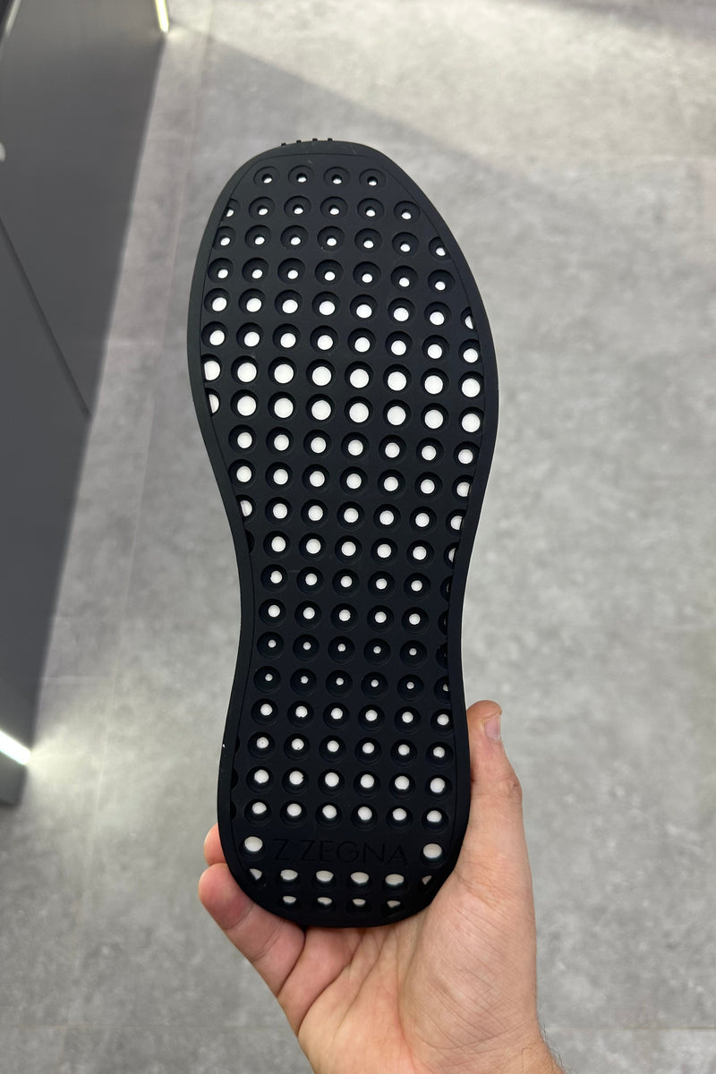 Zegna Techmerino Wool Sneakers - Bleu - MAGIC CITY