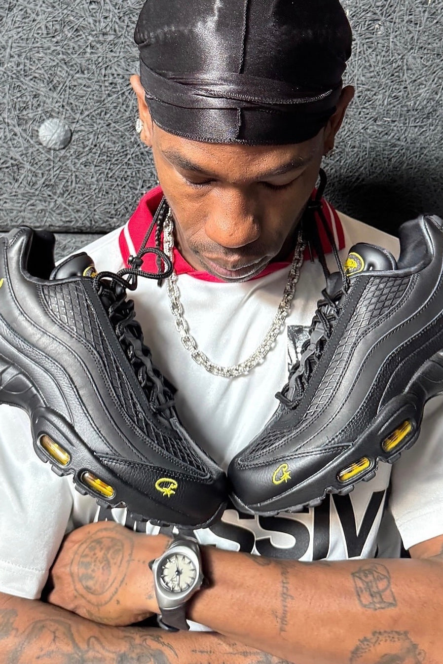 Corteiz x Air Max 95 Honey Black - MAGIC CITY