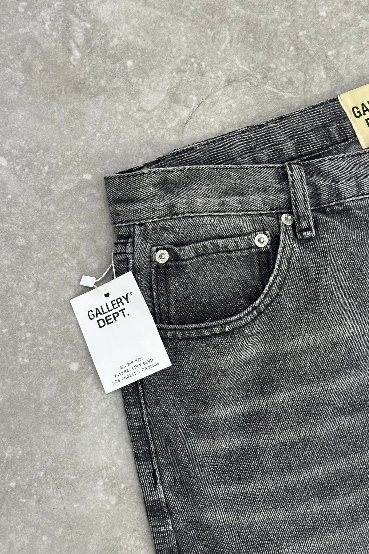 GALLERY DEPT Flared Jeans Paint Splatter - Grey