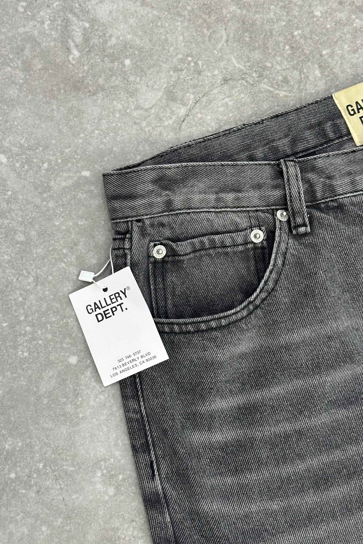 GALLERY DEPT Flared Jeans Paint Splatter - Grey