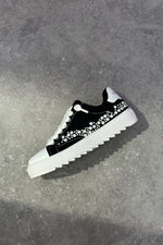 NUMERIS Low-Top Sneakers – Black Pearl Studded