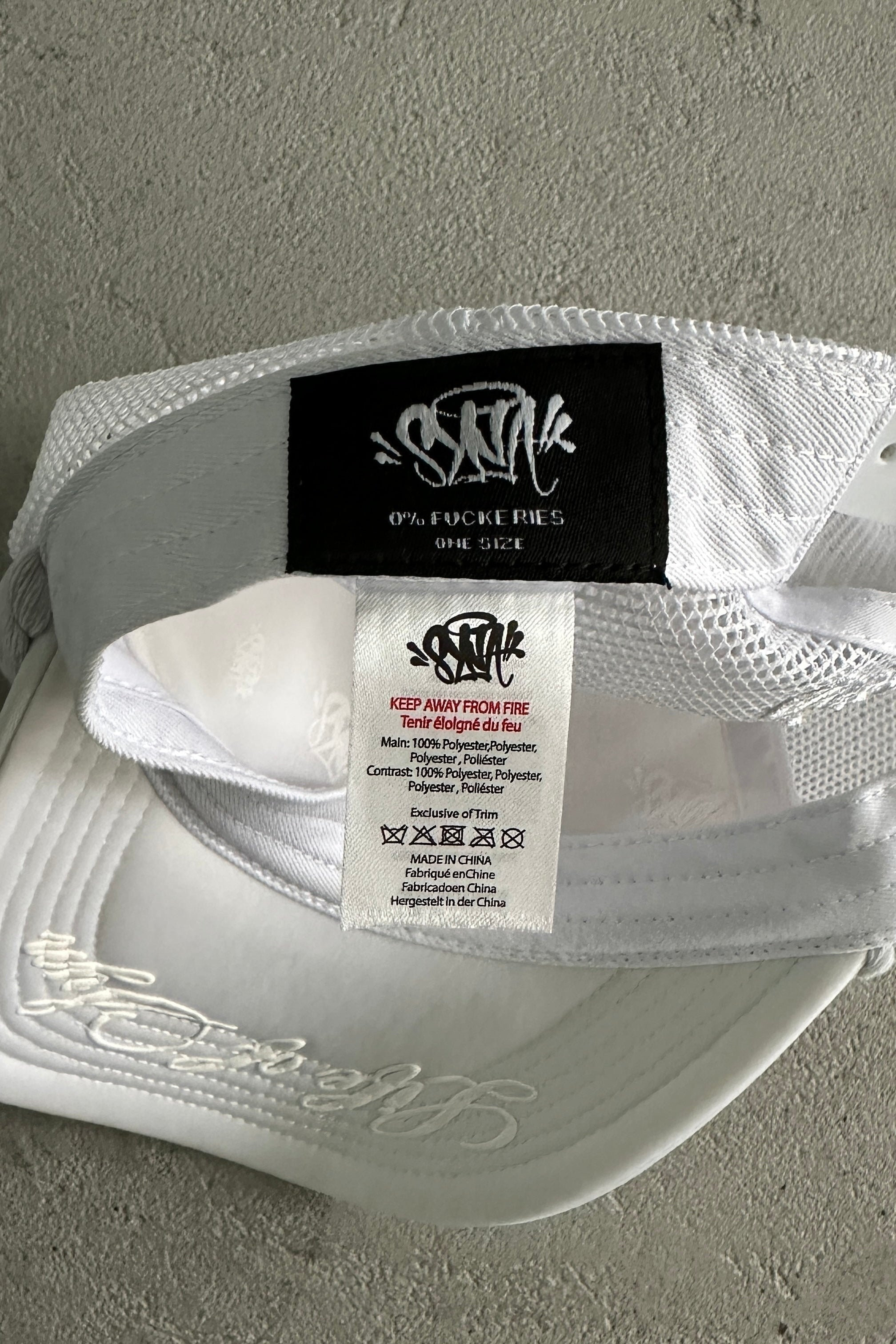 Syna World Rope Trucker Hat – White - MAGIC CITY