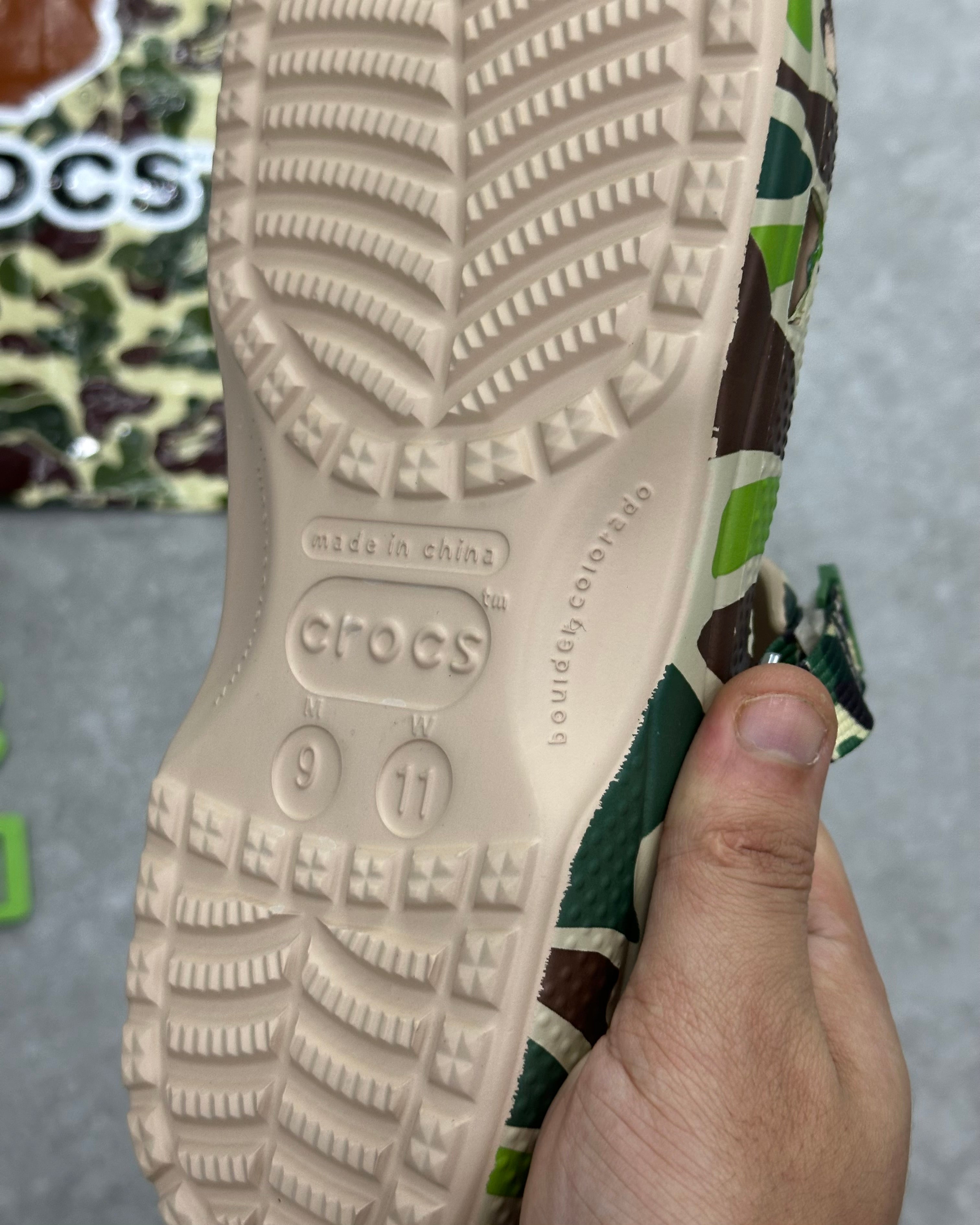 Crocs X A Bathing Ape ABC
Camo - Green