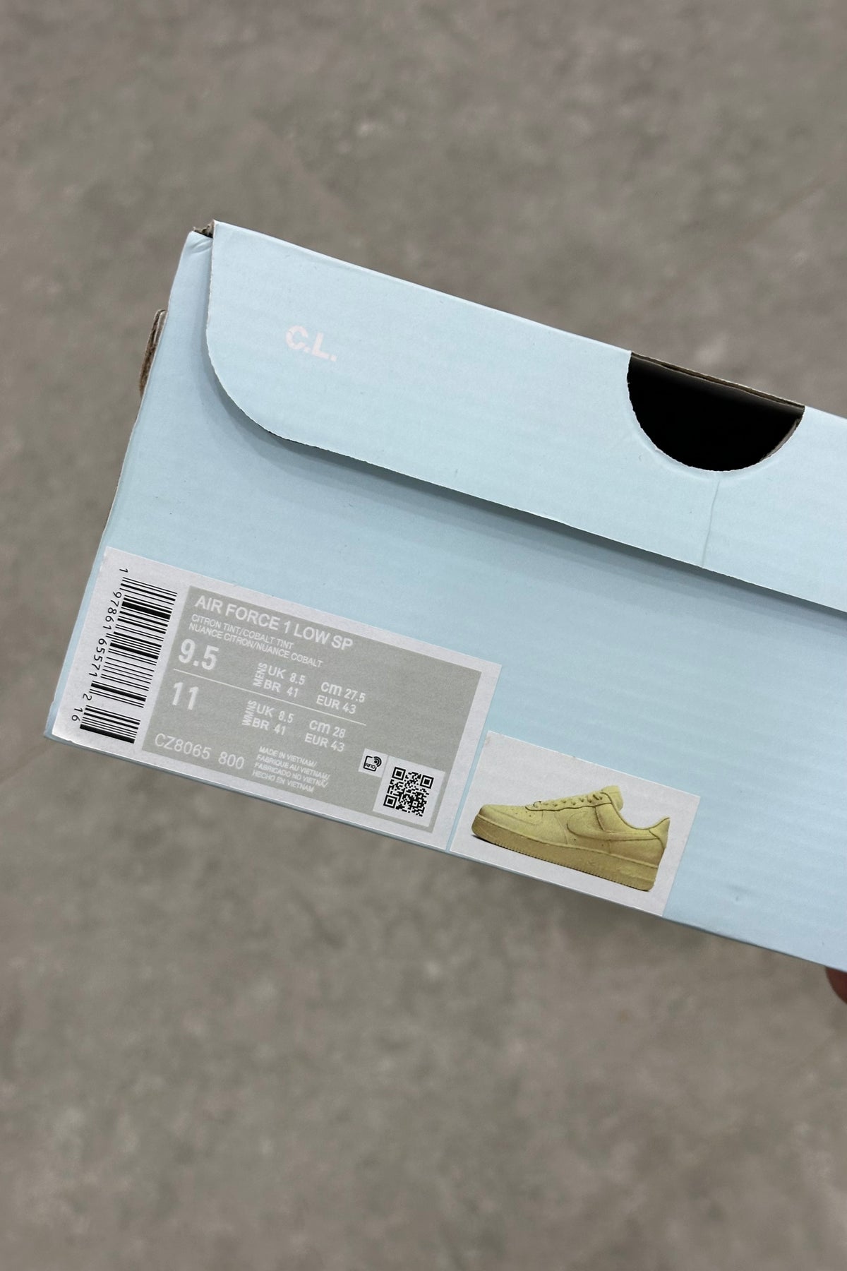 Nike x Drake NOCTA AF1 - Citron Tint