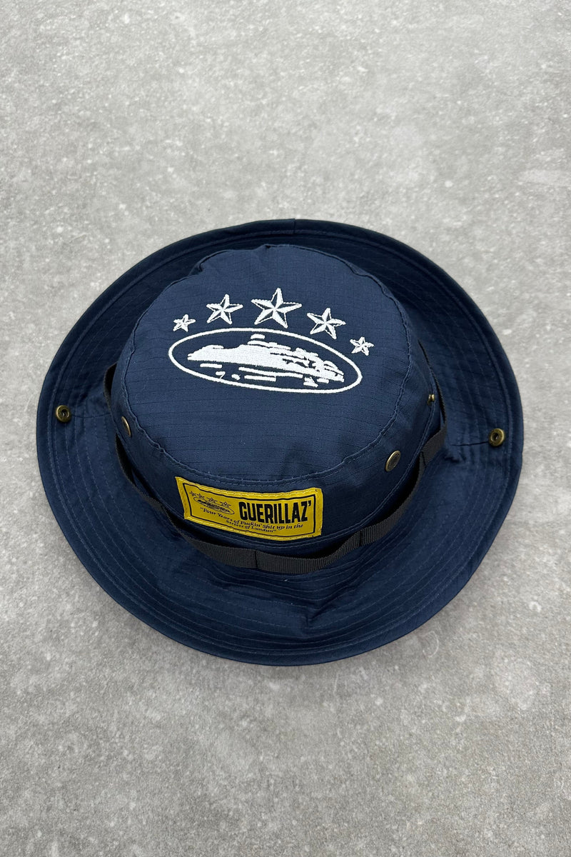 Corteiz OG Guerillaz Bucket Hat - Bleu - MAGIC CITY