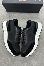 Zegna Techmerino Wool Sneakers - Black - MAGIC CITY