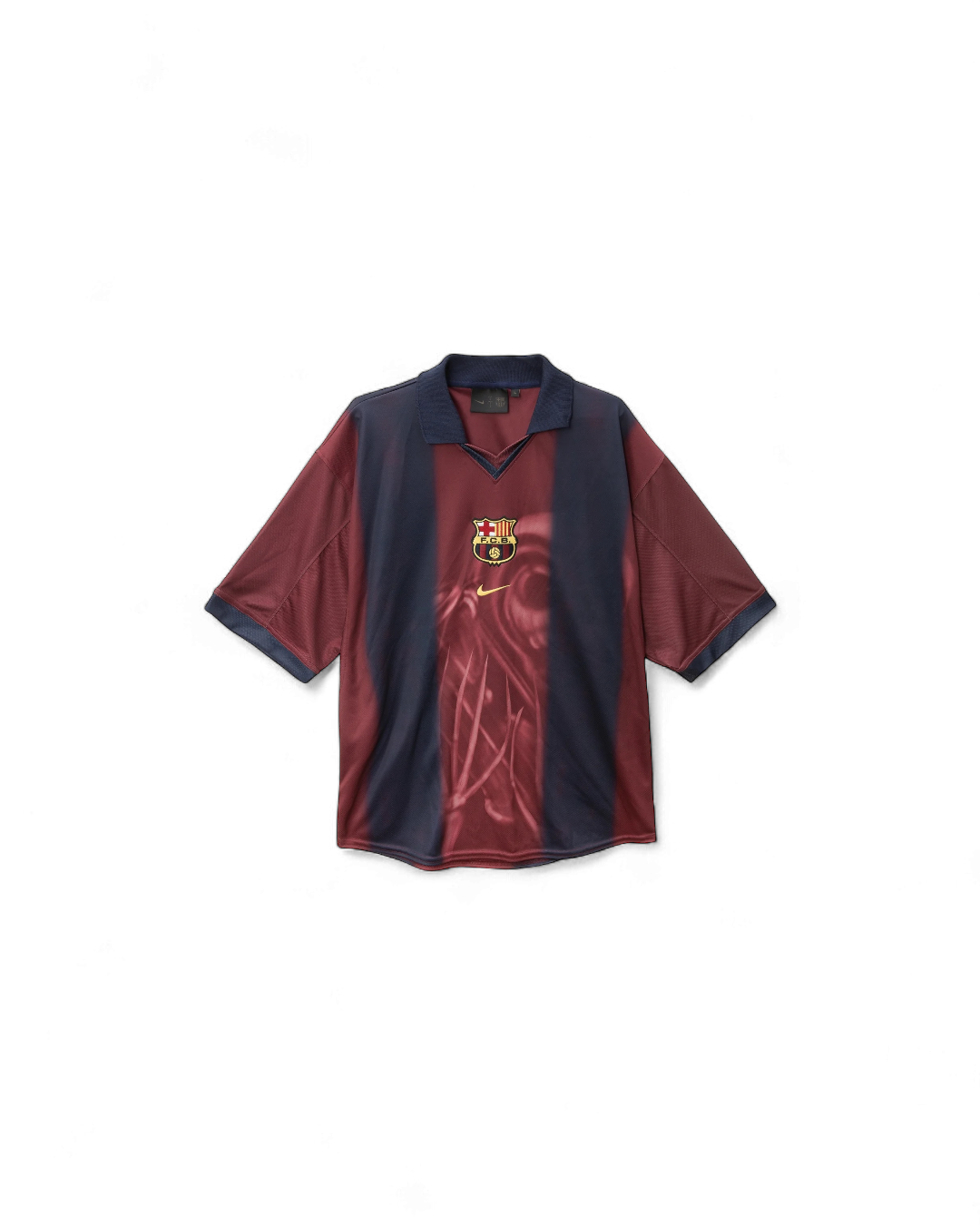 Travis Scott X FC Barcelona Retro 2000/01 Home Skeleton Jersey
