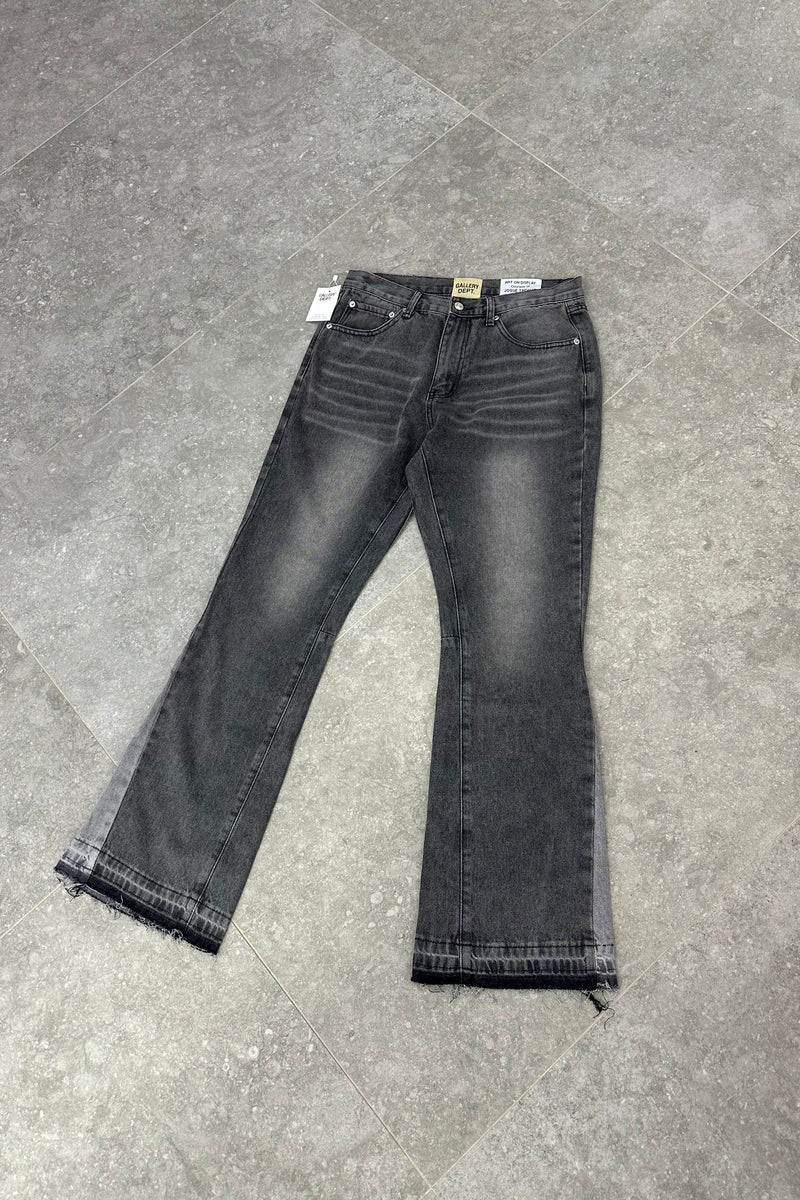 GALLERY DEPT Flared Jeans Paint Splatter - Grey
