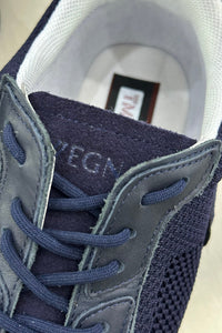 Zegna Techmerino Wool Sneakers - Bleu - MAGIC CITY