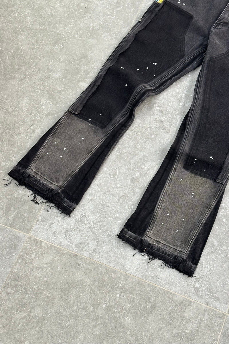Gallery Dept Flare Jeans Black Grey MAGIC CITY gallery-dept-flare-jeans-black-grey-magic-city