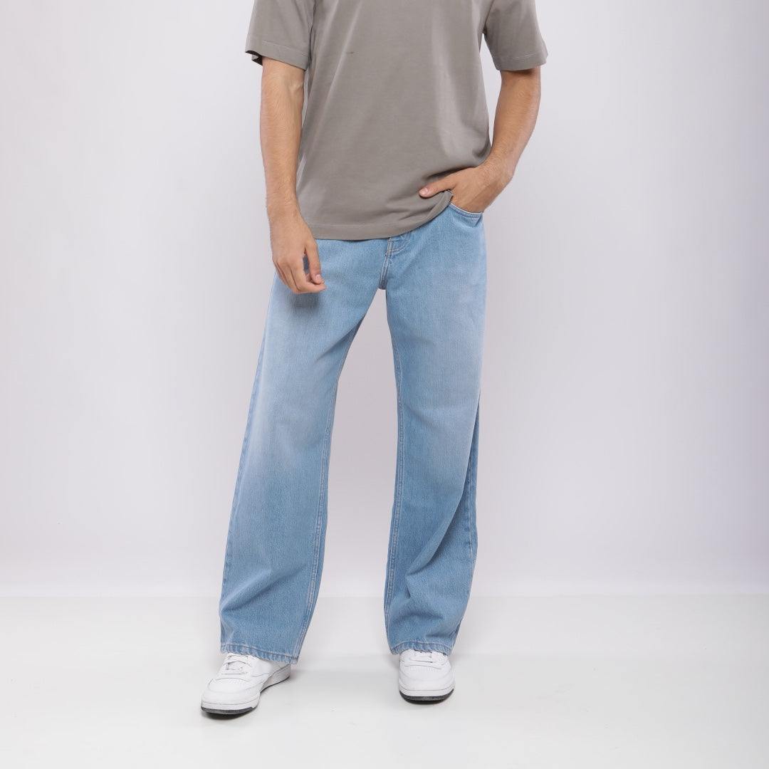 Billiorich Pantalon large en denim
