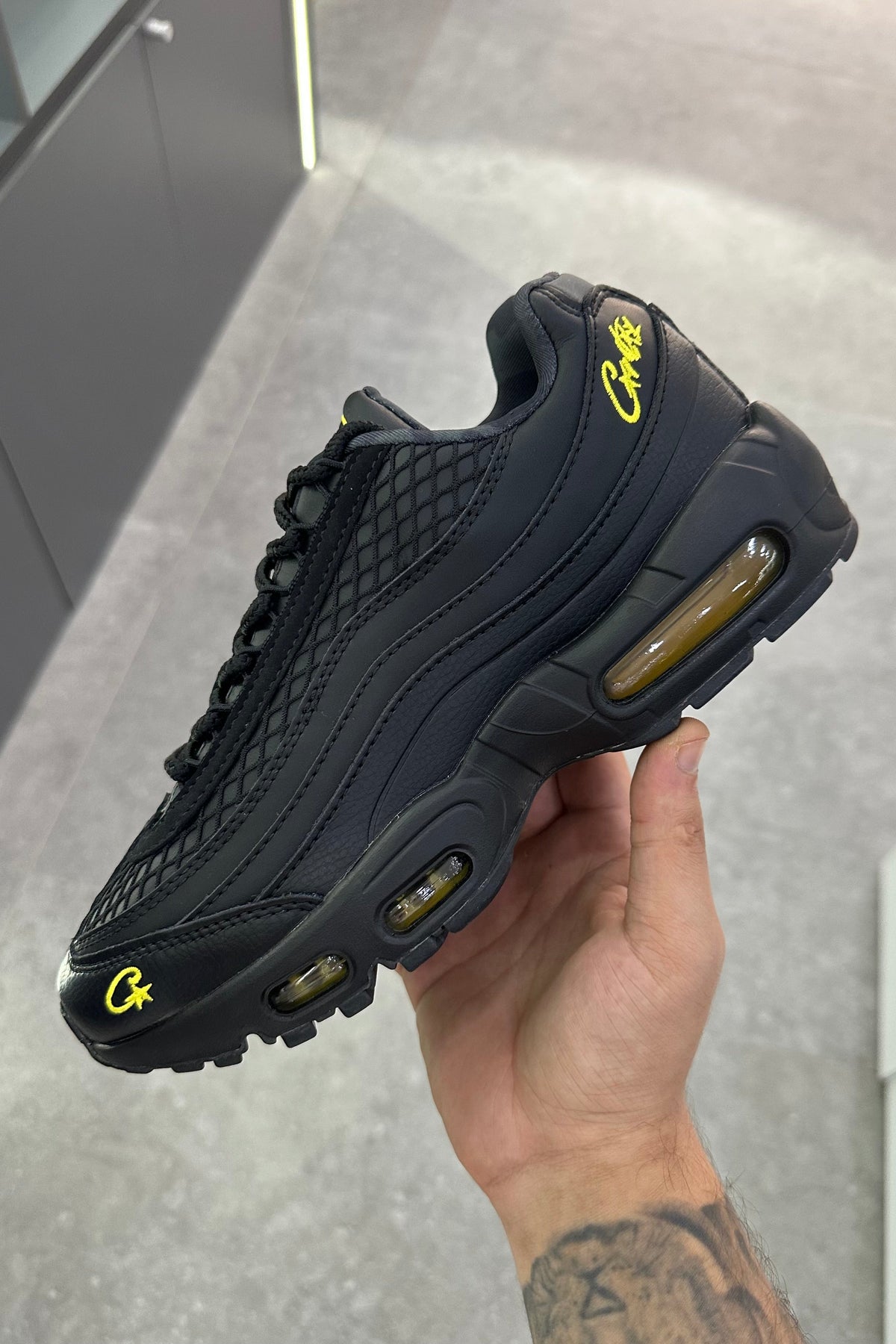 Corteiz x Air Max 95 Honey Black - MAGIC CITY