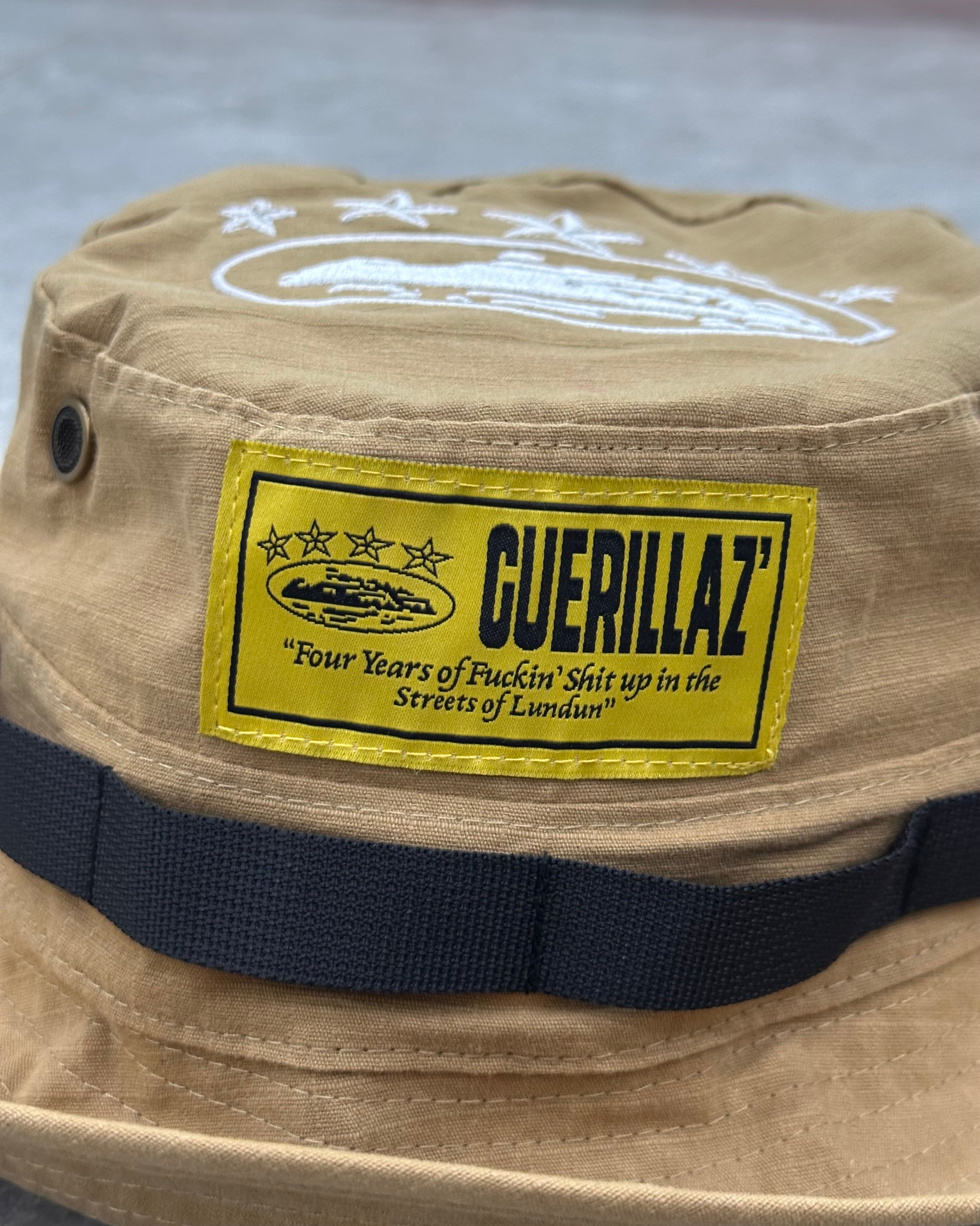 Corteiz OG Guerillaz Bucket Hat - Sandy