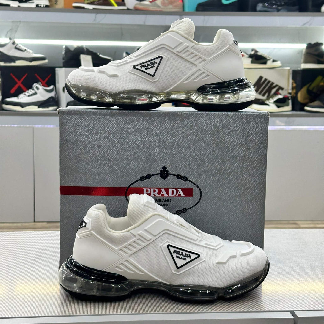 Prada Cloudbust Air Mesh Trainers WHITEPrada Cloudbust Air Mesh Trainers WHITEMAGIC CITY