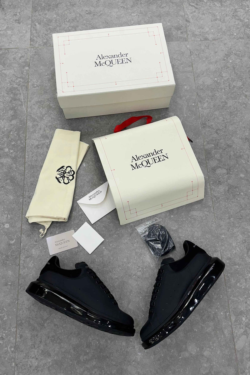 Alexander McQueen Oversized Sneaker 'Clear Sole - Black