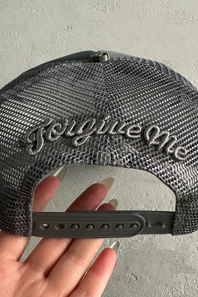 Syna World Rope Trucker Hat – Grey - MAGIC CITY