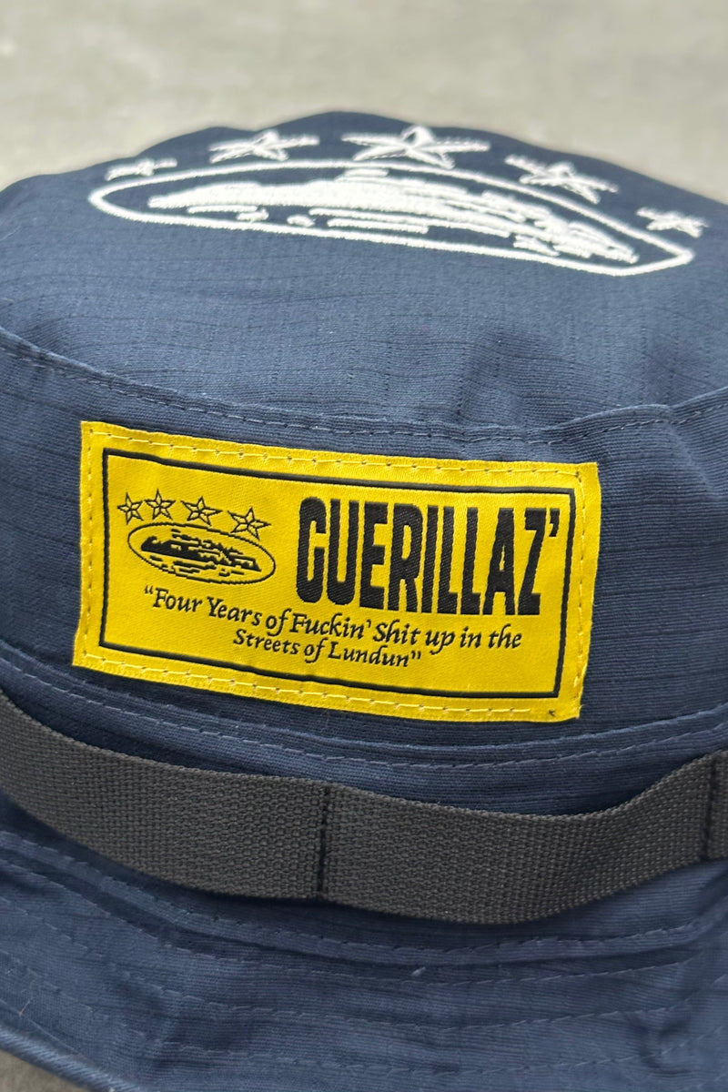 Corteiz OG Guerillaz Bucket Hat - Bleu - MAGIC CITY