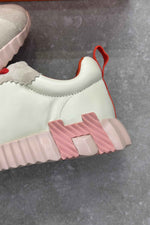 Hermès Bouncing Sneaker – Cream Pink Sole
