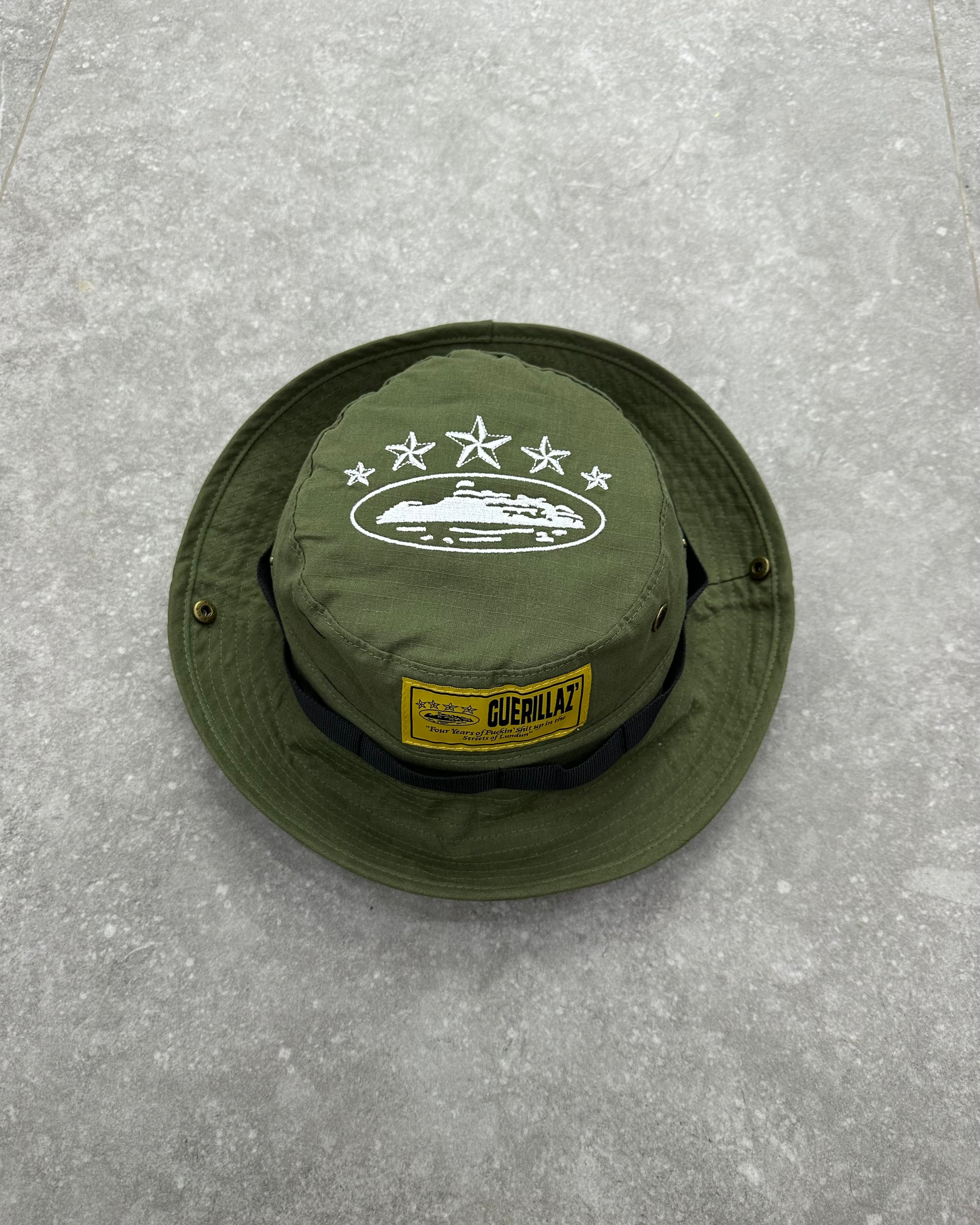 Corteiz OG Guerillaz Bucket Hat - Green