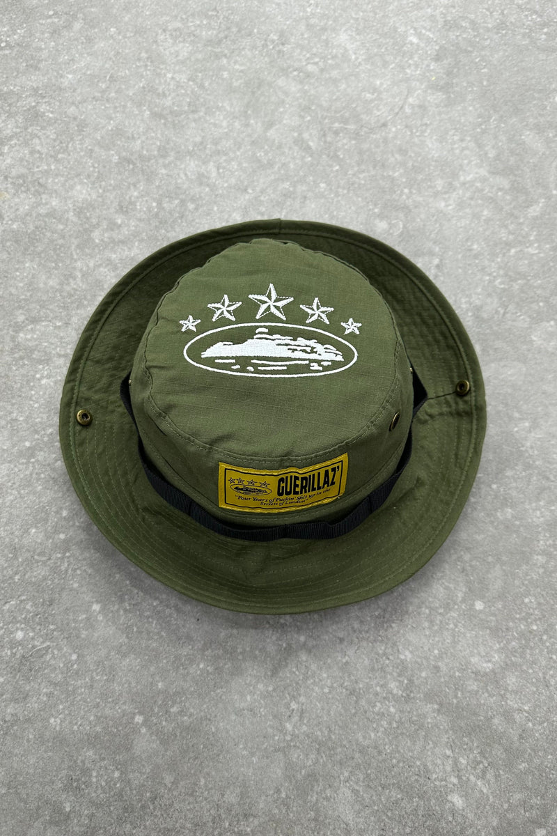 Corteiz OG Guerillaz Bucket Hat - Green - MAGIC CITY