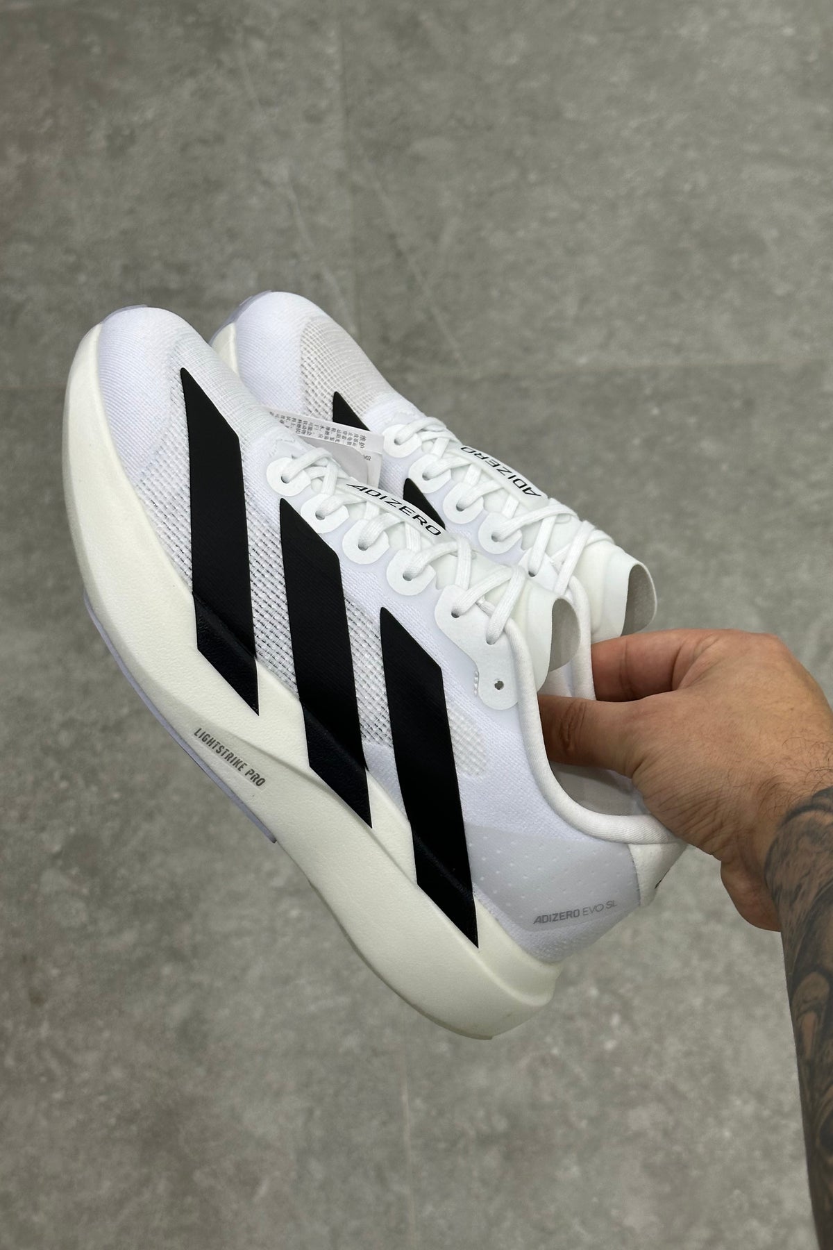 Adidas Adizero Evo SL - White Black