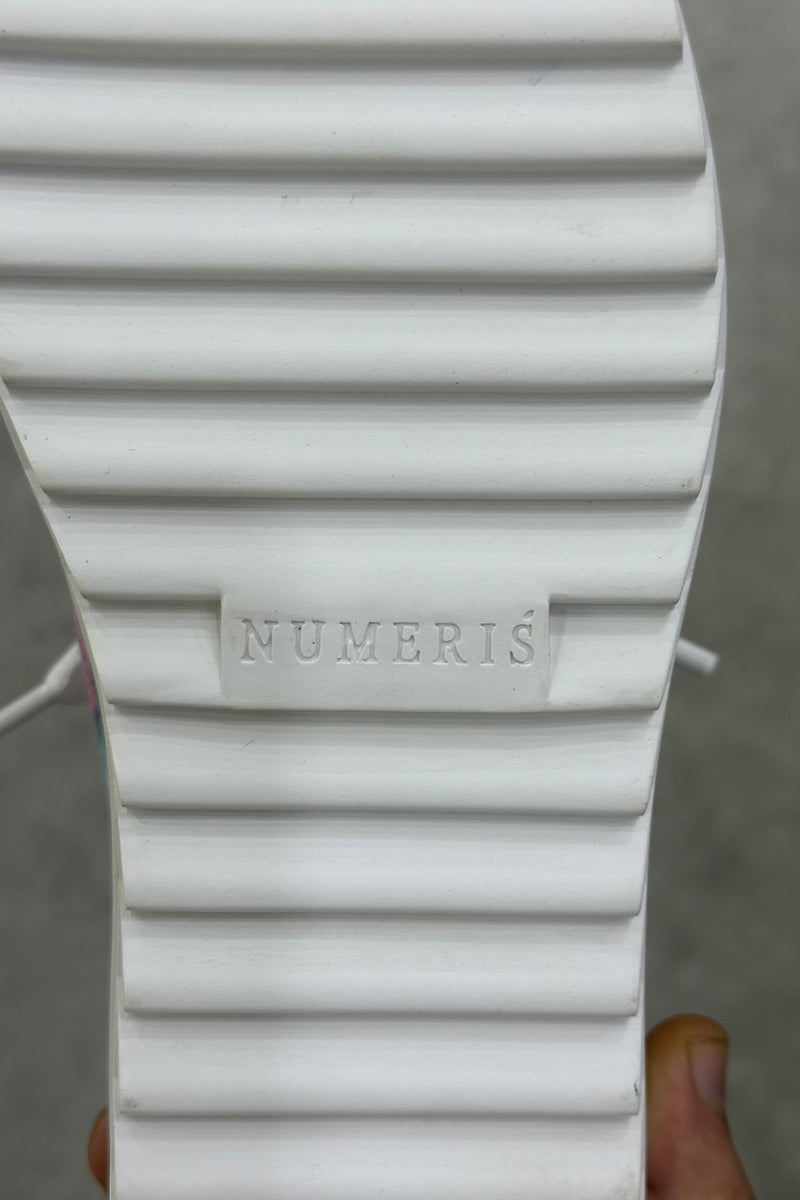 NUMERIS Low-Top Sneakers – Pink Teal Tie-Dye