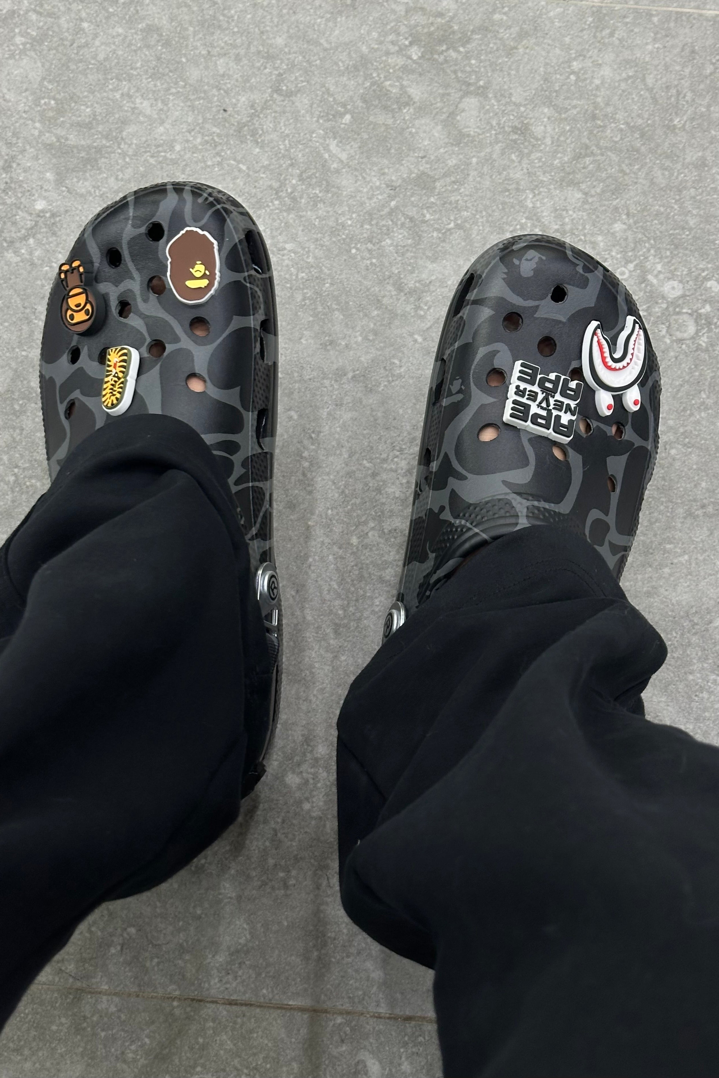 Crocs X A Bathing Ape ABC
Camo Black (Friends & Family) - MAGIC CITY