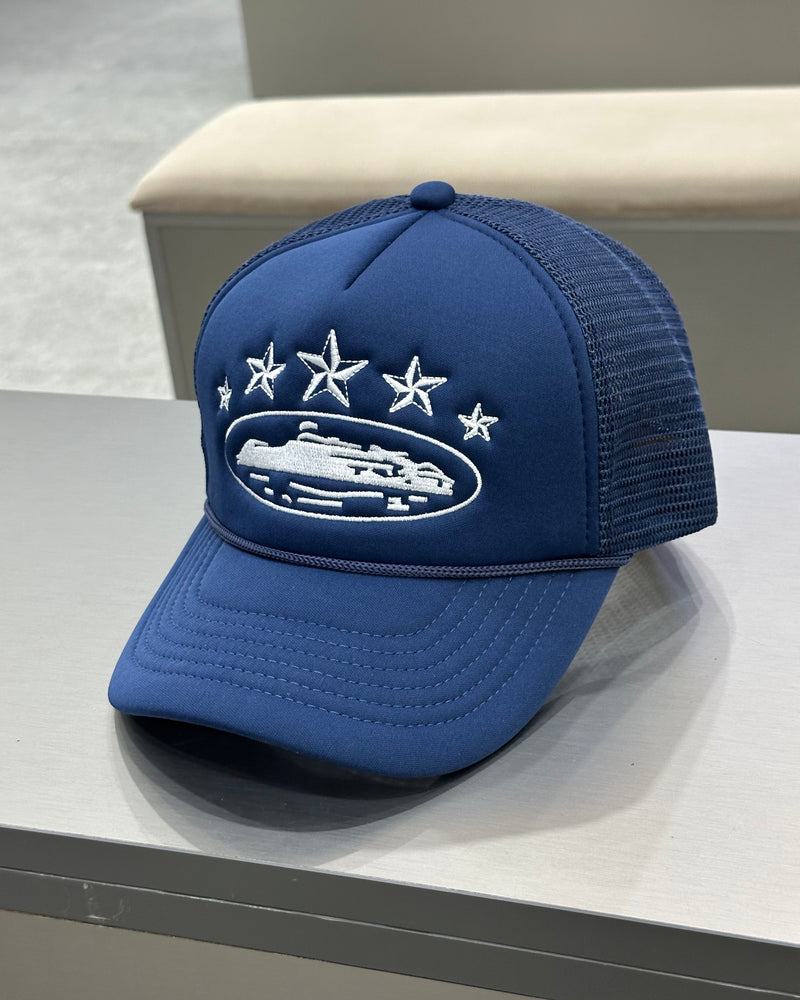 CORTEIZ 5 STARZ Alcatraz Trucker Hat – Bleu - MAGIC CITY