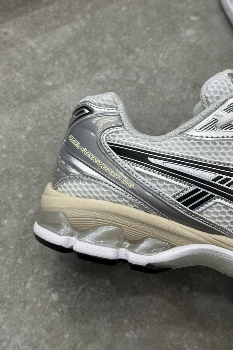ASICS Gel-Kayano 14 – White Black Pure Silver