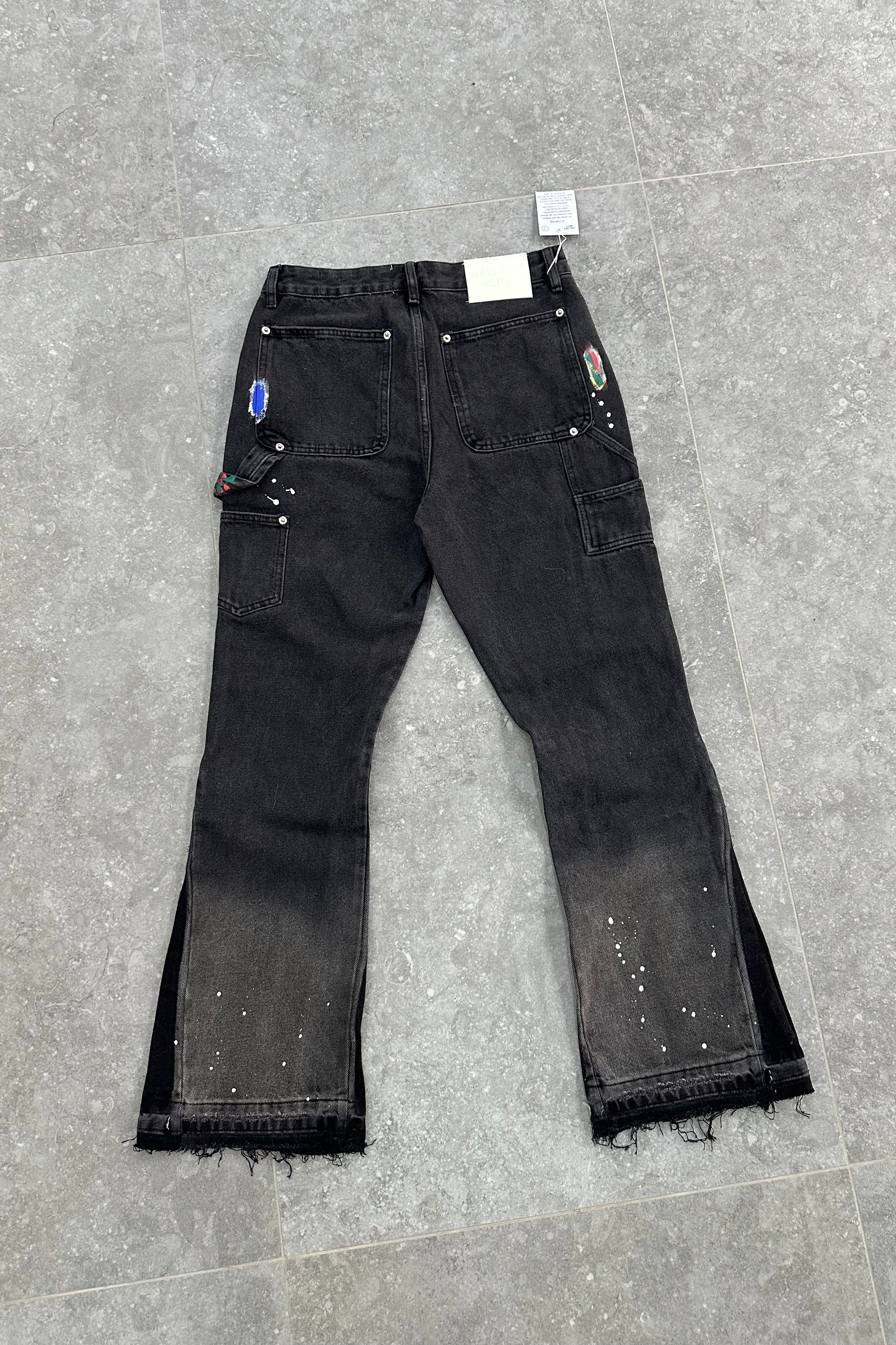 Gallery Dept Flare Jeans - Black Grey - MAGIC CITY