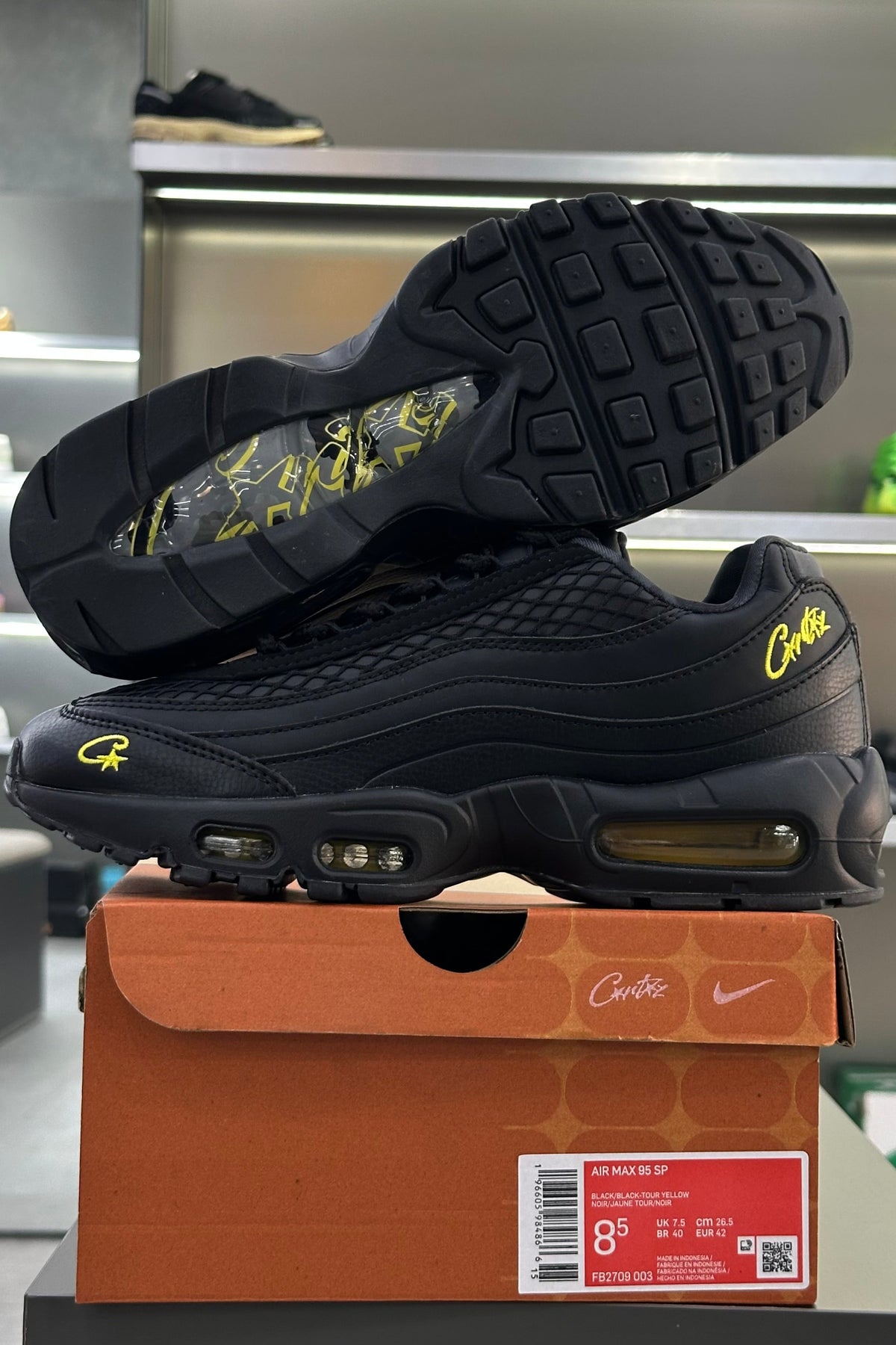 Corteiz x Air Max 95 Honey Black - MAGIC CITY