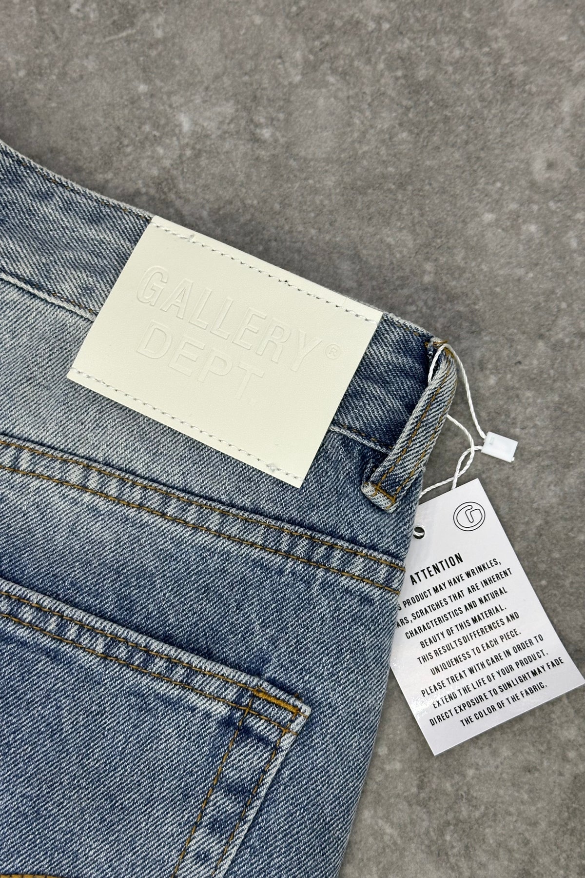 GALLERY DEPT Flared Jeans Paint Splatter - Blue