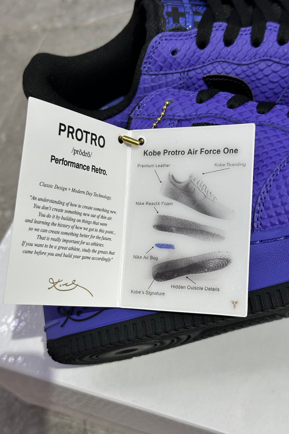 Nike AF1 Protro Kobe Bryant x FCB Persian Violet