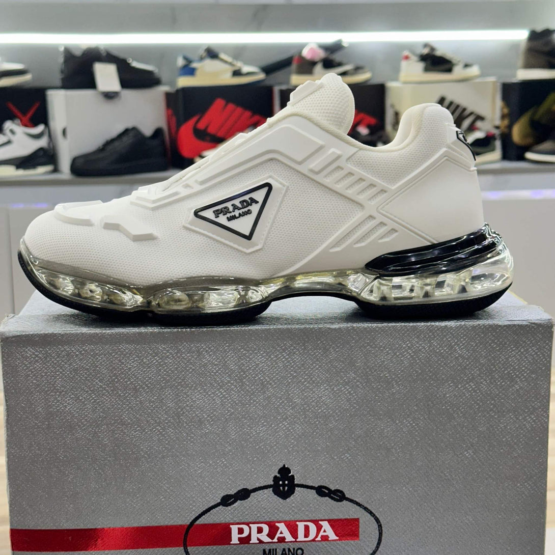 Prada Cloudbust Air Mesh Trainers WHITEPrada Cloudbust Air Mesh Trainers WHITEMAGIC CITY